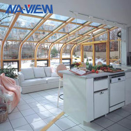 Beaux Sunrooms libres incurvés de conservatoires de Sunroom de toit