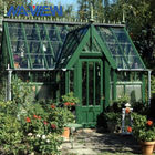 Coutume en verre en aluminium de serre chaude de serre chaude verte de jardin petite fournisseur