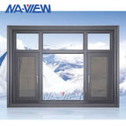 Conception bon marché des prix de preuve de cadres d'aluminium de fenêtre saine de tissu pour rideaux fournisseur