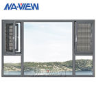 Tissu pour rideaux en aluminium bon marché Windows vitré par double coulissant pour la Malaisie fournisseur