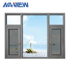 Fenêtre en aluminium de tissu pour rideaux de nouveau de conception d'usine de Guangdong NAVIEW profil d'alliage fournisseur