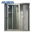 Prix en verre en aluminium bon marché de fenêtre et de porte de glissement de nouvelle image de conception de Guangdong NAVIEW double fournisseur