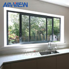 Verre standard australien de Guangdong NAVIEW double Windows coulissant horizontal en aluminium pour le balcon fournisseur