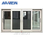Usine en aluminium à l'épreuve des balles préfabriquée debout de fenêtre de glissement de norme européenne grand en verre de Guangdong NAVIEW fournisseur