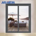 Porte coulissante en verre intérieure de nouveau profil en aluminium français de conception de Guangdong NAVIEW grande fournisseur