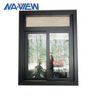 Grande fenêtre de glissement en aluminium de noir de fenêtre de glissement de Guangdong NAVIEW avec la maille fournisseur