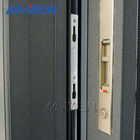 Verticale américaine de style de Guangdong NAVIEW glissant Hung Windows simple et double thermique noir en aluminium de coupure fournisseur