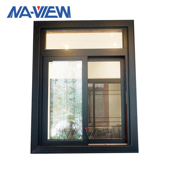 Fenêtre en aluminium de tissu pour rideaux de coupure de Guangdong NAVIEW de verre trempé thermique de double fournisseur