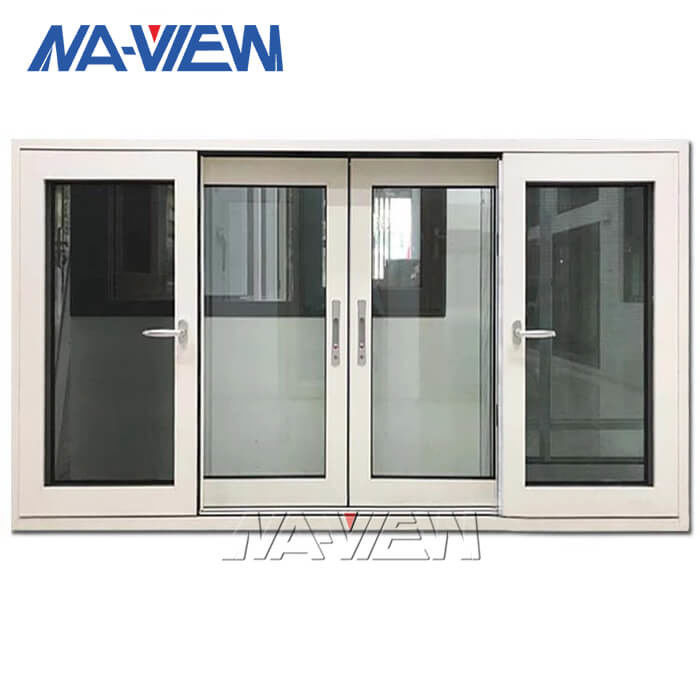 Fenêtre de glissement en aluminium blanche seul en verre de Guangdong NAVIEW Panama 4Mm fournisseur