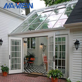 A annoncé des clôtures de patio de Sunroom de toit de pignon plus la couleur adaptée aux besoins du client