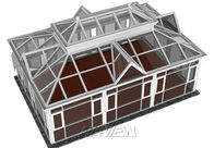 Tout assaisonne le toit incliné de Sunroom d'extension de construction moderne de clôture fournisseur