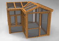 Addition préfabriquée extérieure favorable à l'environnement de Sunroom de salles en verre extérieures de patio fournisseur