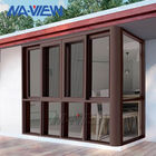 Plancher en aluminium des prix de meilleur de Guangdong NAVIEW à la fenêtre de glissement en bois de conception de glissière horizontale de Windows de plafond fournisseur