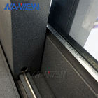 La fenêtre de système de Guangdong NAVIEW Ash Black Aluminum Sliding Window sur le prix d'occasion est disponible pour l'appartement d'hôtel fournisseur