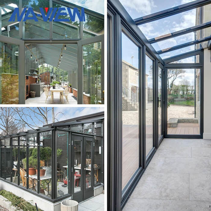 Encadrement en aluminium de clôtures de porche de patio de pièce d'écran de jardin fournisseur
