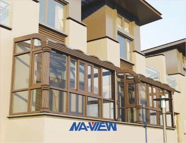 Addition préfabriquée extérieure favorable à l'environnement de Sunroom de salles en verre extérieures de patio 0